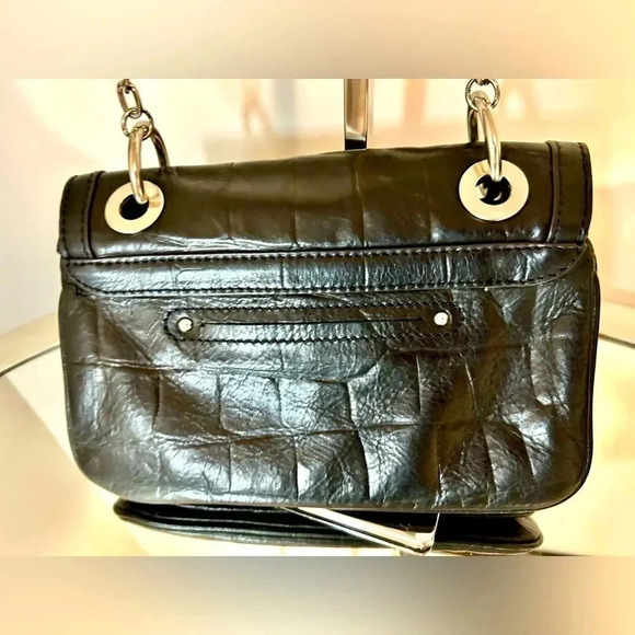 Gently Used B.MAKOWSKY Black Leather Crossbody - Picture 2 of 6